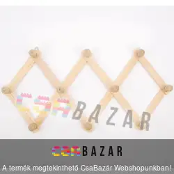 Fa fogas összecsukható harmónika