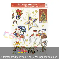 Ablak matrica karácsonyi