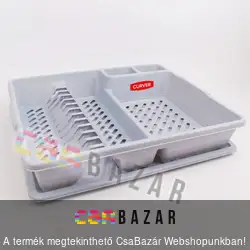 Curver edényszárító edénycsepegtető tálcával 46x38 cm