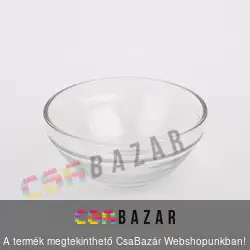 Üveg salátás tálka 9 cm