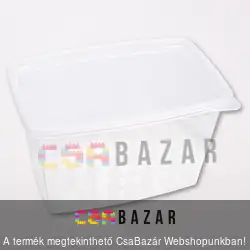 Műanyag ételszállító ételtároló doboz 1,2 L