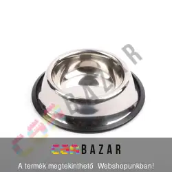 Kutyatál, cicatál fém csúszásgátlóval 22cm