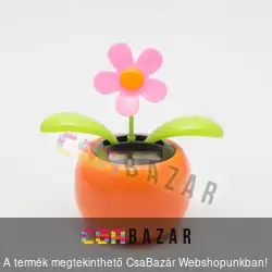 Napelemes integető virág