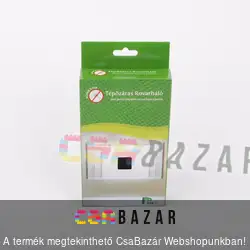 Tépőzáras, öntapadós szúnyogháló 130x150 fekete
