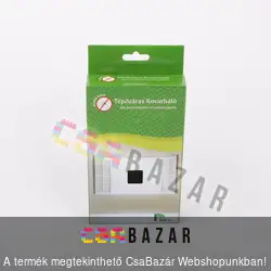 Tépőzáras, öntapadós szúnyogháló 150x180 fekete