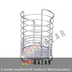 Króm evőeszköz szárító, csepegtető