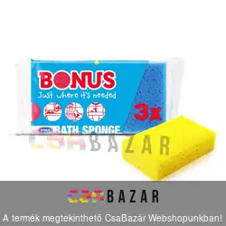 Bonus fürdőszivacs 3db-os