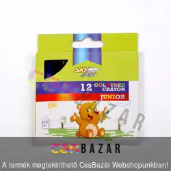 Zsírkréta 12db-os Sky Art Junior
