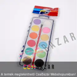 Vízfesték készlet 12db-os nagy méretű