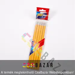 Grafit ceruza 5db-os radírvégű,HB