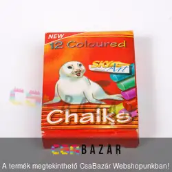 Tábla kréta színes 12db-os