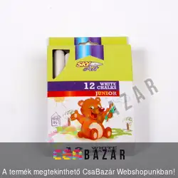 Tábla kréta fehér 12db-os