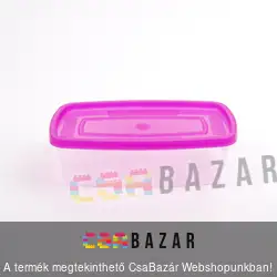 Műanyag ételtároló doboz Ovális mini 0,5L