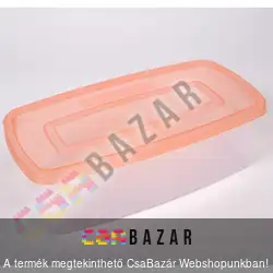 Műanyag ételtároló doboz ovális nagy 3L