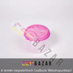 Műanyag ételtároló doboz fűszeres közepes