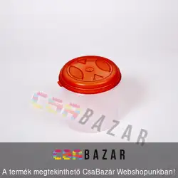 Műanyag ételtároló doboz fűszeres nagy