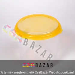 Műanyag ételtároló doboz henger 1,8L