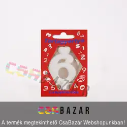 Tortagyertya számok 6