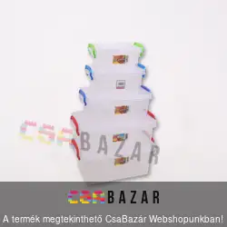 Szögletes tárolódoboz füllel 20L