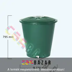 Esővízgyűjtő 210L