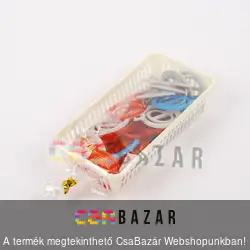 Zoknipárosító csipesz 30db kosárkában