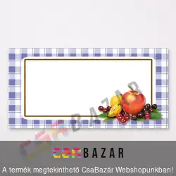 Befőző címke