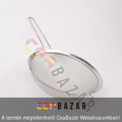 Inox nyeles szűrő 20 cm