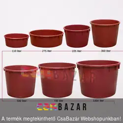 Szüretelőkád, dézsa 110L