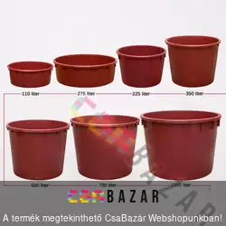 Szüretelőkád, dézsa 700 L