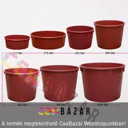 Szüretelőkád, dézsa 1000 L
