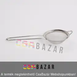 Inox nyeles szűrő 10 cm