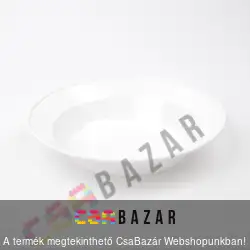 Sima mély tányér műanyag