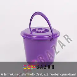 5 L-es műanyag vödör tetővel