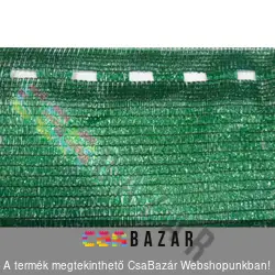 Raschel árnyékoló, kerítés háló 1,8x10m tekercs 90gr/nm