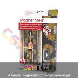 Mágneses mintás szúnyogháló függöny ajtóra napraforgós 100x210 cm
