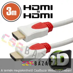 3D HDMI - HDMI kábel 1.4 - 3 m