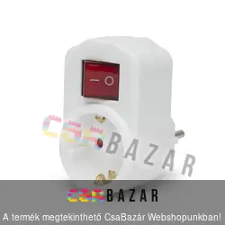 Delight fali elosztó kapcsolóval