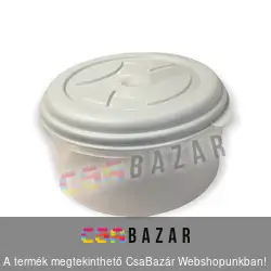 Műanyag ételtároló doboz kerek mini 1L