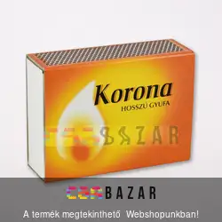 Korona hosszú biztonsági gyufa családi 100 db-os