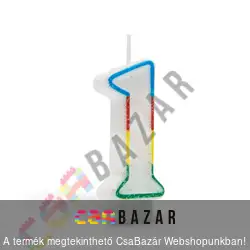 Tortagyertya szám 1 - 4 x 7 cm