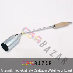 Gázperzselő fej
