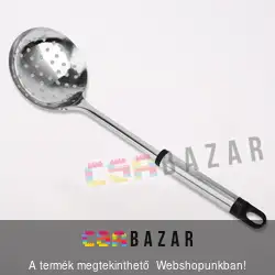 Kiszedő lapát inox 32cm lyukacsos