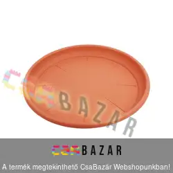 Virágcserép alátét 25cm-es terrakotta