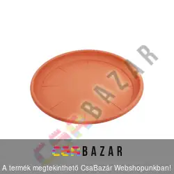 Virágcserép alátét 17cm-es terrakotta