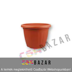 Virágcserép 20cm-es terrakotta