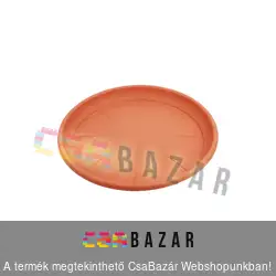 Virágcserép alátét 14cm-es terrakotta