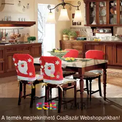 Mikulás székdekor