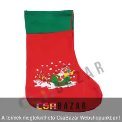 Mikulás csizma filc