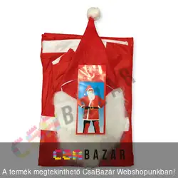 Mikulás Télapó ruha jelmez szett