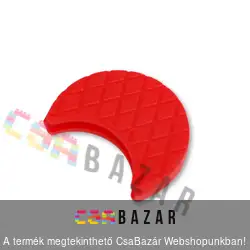 Színes, műanyag, kulcsjelölő papucs kerek